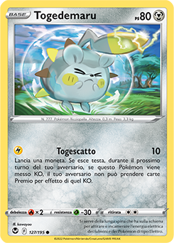 Togedemaru - comune - Near-meat - tempesta argentata - ita - reverse
