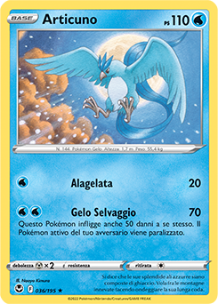Articuno - rara h - Near-meat - tempesta argentata - ita - holo