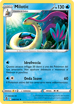 Milotic - rara - Near-meat - tempesta argentata - ita - reverse