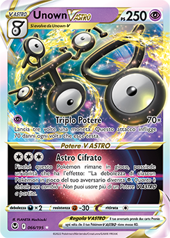 Unown-V ASTRO - rara v astro - Near-meat - tempesta argentata - ita - special