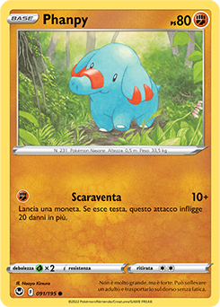 Phanpy - comune - Near-meat - tempesta argentata - ita -