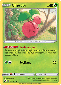 12/172-Cherubi - comune - Near-mint - astri lucenti - ita- reverse