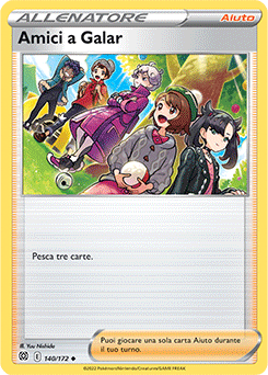 140/172-Amici a Galar - non comune - Near-mint - astri lucenti - ita