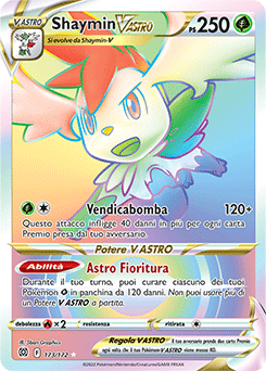Shaymin V ASTRO - vastro - Near-mint - astri lucenti - ita - rara segreta