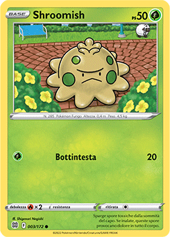 3/172-Shroomish - comune - Near-mint - astri lucenti - ita - reverse