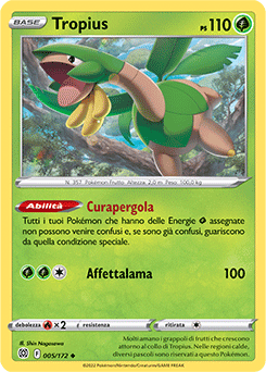 5/172-Tropius - non comune - Near-mint - astri lucenti - ita