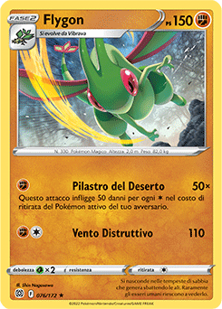 76/172-Flygon - rara - Near-mint - astri lucenti - ita-reverse