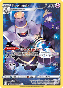 Dusknoir - illsustrazione - Near-mint - astri lucenti set allenatori - ita -