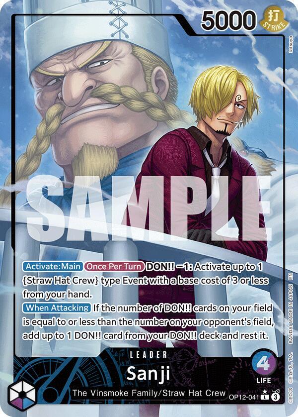 Sanji (Alternate Art) - Legacy of the Master (OP12) 041