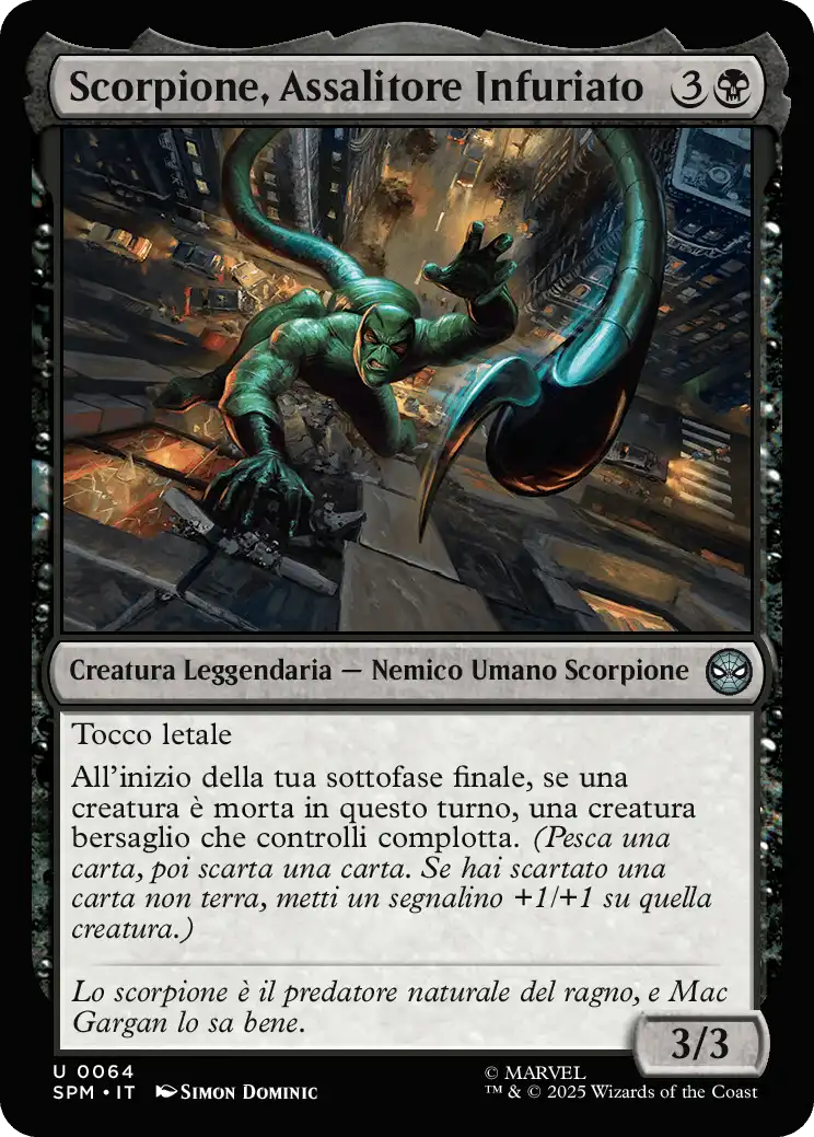 Scorpione, Assalitore Infuriato 0064 U