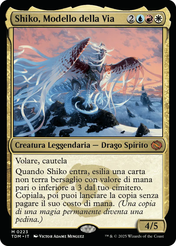 Shiko, Modello della Via-M0223-FOIL