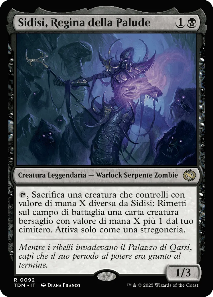 Sidisi, Regina della Palude-R0092-FOIL