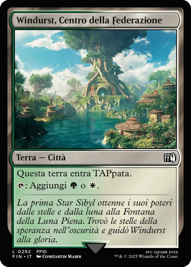 Windurst, Centro della Federazione-L0292-FOIL