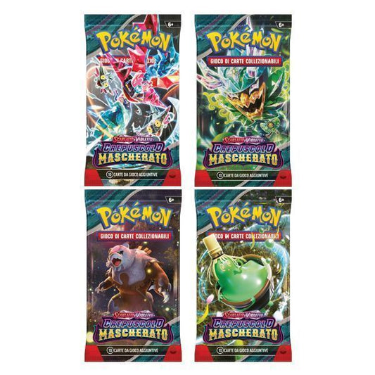 Pokèmon-Crepuscolo Mascherato - Art Set 4 Buste (ITA)