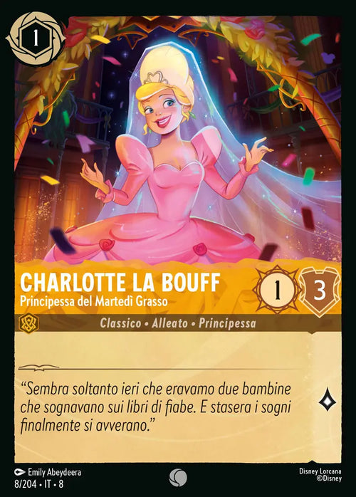 #8	#204	Charlotte La Bouff - Principessa del Martedì Grasso-	ambra	-	comune	-