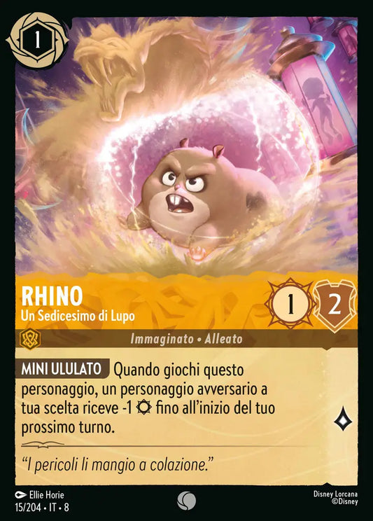 #15	#204	Rhino - Un Sedicesimo di Lupo-	ambra	-	comune	-