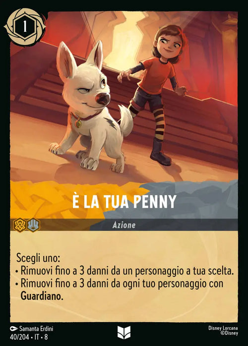 #40	#204	È la tua Penny	Ambra-acciaio	-	non comune	-