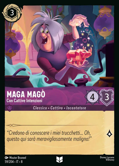 #59	#204	Maga Magò - Con Cattive Intenzioni	ametista	-	non comune	-