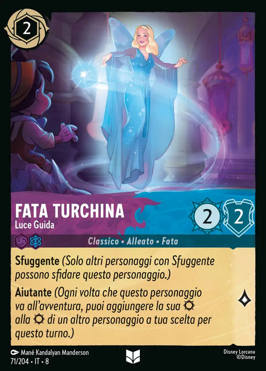 #71	#204	Fata Turchina - Luce Guida	Ametista-zaffiro	-	non comune	- foil