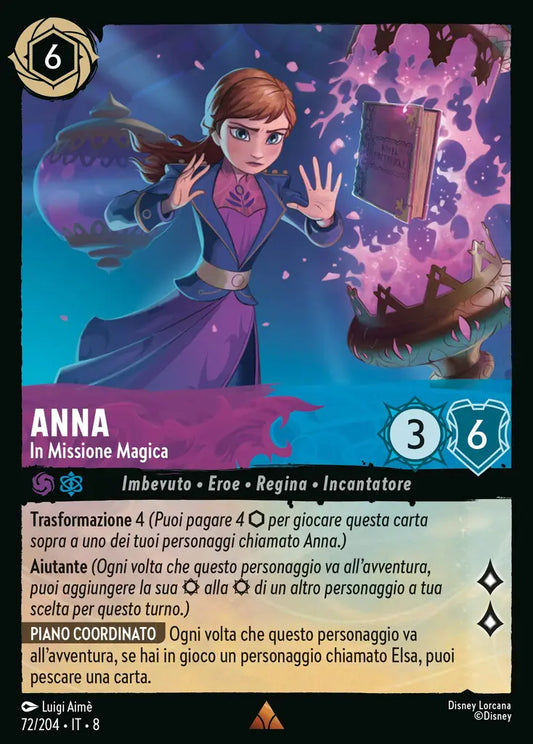 #72	#204	Anna - In Missione Magica	Ametista-zaffiro	-	rara	- foil