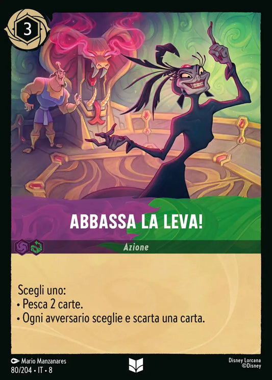 #80	#204	Abbassa la Leva!	Ametista-smeraldo	-	non comune	- foil