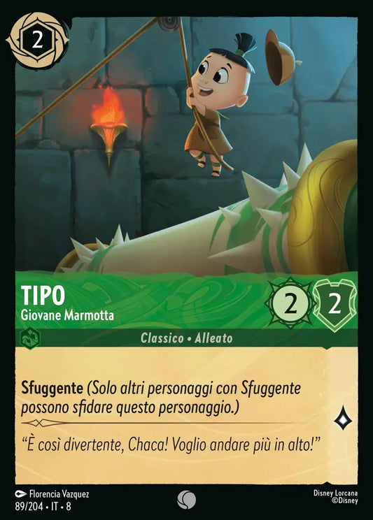 #89	#204	Tipo - Giovane Marmotta	smeraldo	-	comune	-