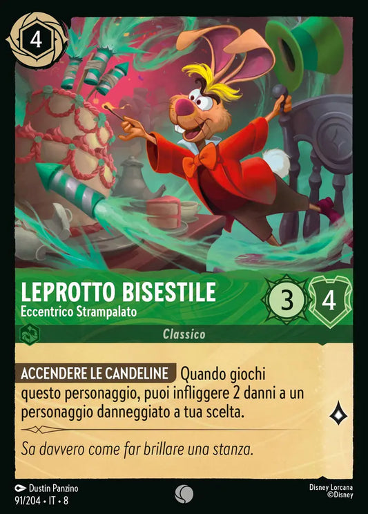 #91	#204	 Leprotto Bisestile - Eccentrico Strampalato	smeraldo	-	comune	- foil