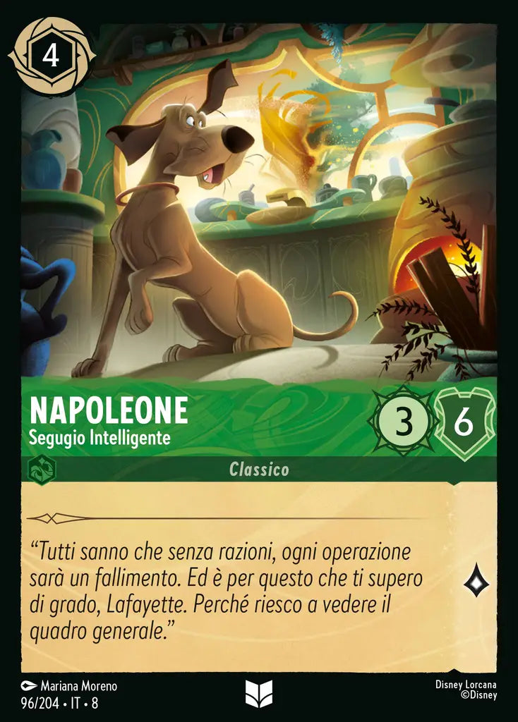 #96	#204	 Napoleone - Segugio Intelligente	smeraldo	-	non comune	-