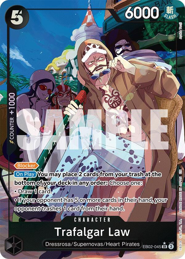 Trafalgar Law (Alternate Art) - Extra Booster: Anime 25th Collection (EB-02)-045-SR