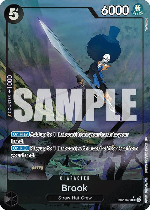 Brook (Alternate Art) - Extra Booster: Anime 25th Collection (EB-02)-048-R