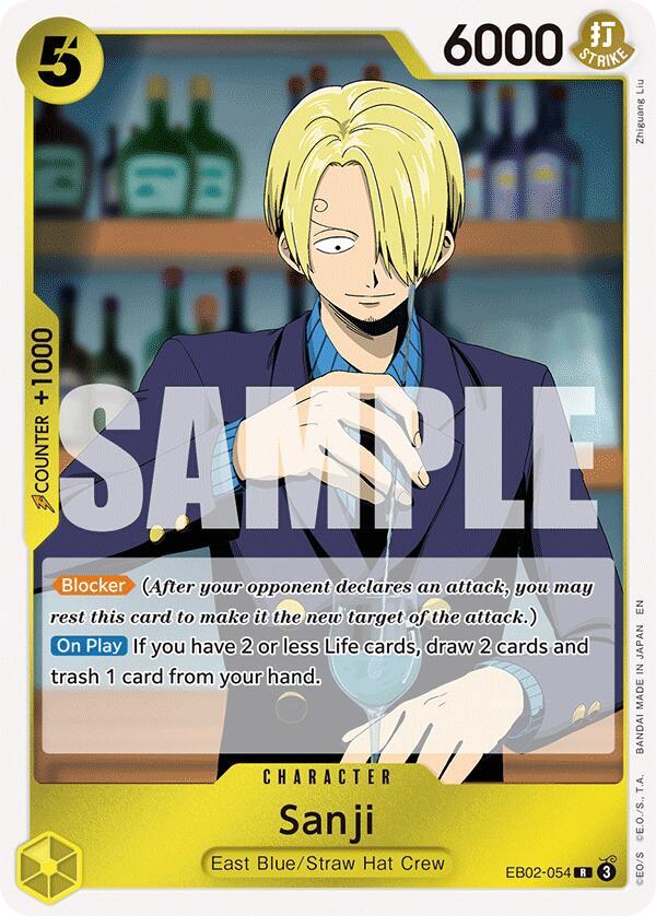 Sanji - Extra Booster: Anime 25th Collection (EB-02)-054-R-FOIL