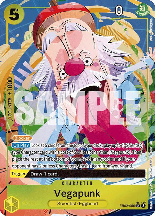Vegapunk (Alternate Art) - Extra Booster: Anime 25th Collection (EB-02)-056-SR