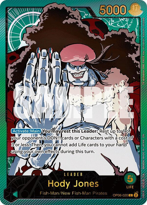 Hody Jones (SP) - Extra Booster: Anime 25th Collection (EB-02)-OP06-020-L-FOIL