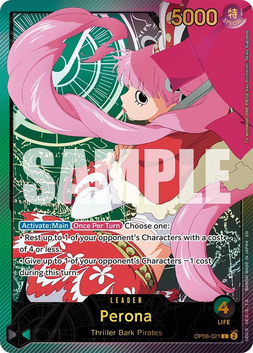 Perona (SP) - Extra Booster: Anime 25th Collection (EB-02)-OP06-021-L-FOIL