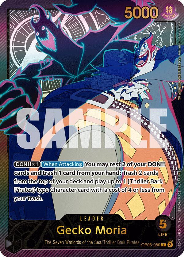 Gecko Moria (SP) - Extra Booster: Anime 25th Collection (EB-02)-OP06-080-L-FOIL
