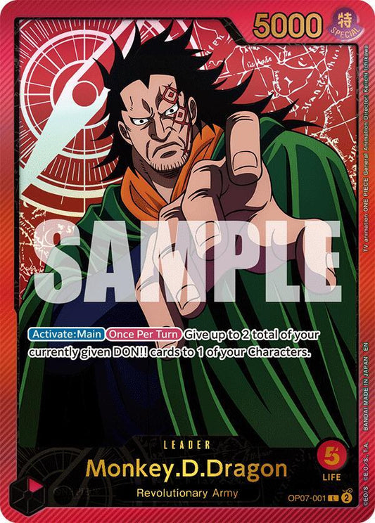 Monkey.D.Dragon (SP) - Extra Booster: Anime 25th Collection (EB-02)-OP07-001-L-FOIL