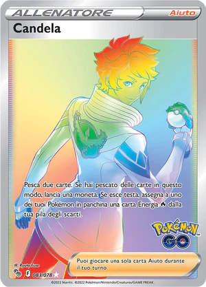 Candela	-	rara segreta	-	Near-meat	-	pokemon go	-	ita	-	full art