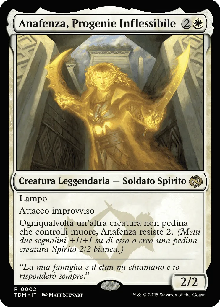 Anafenza, Progenie Inflessibile-R0002