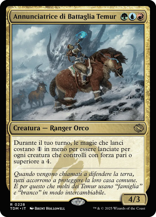 Annunciatrice di Battaglia Temur-R0228-FOIL