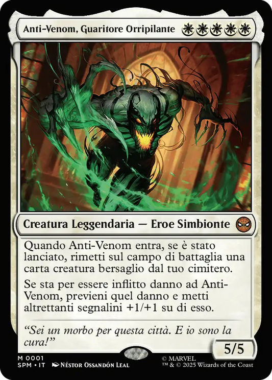 Anti-Venom, Guaritore Orripilante 0001 M foil