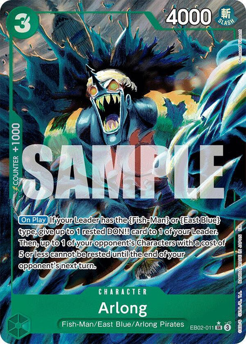 Arlong (Alternate Art) - Extra Booster Anime 25th Collection (EB-02) 011