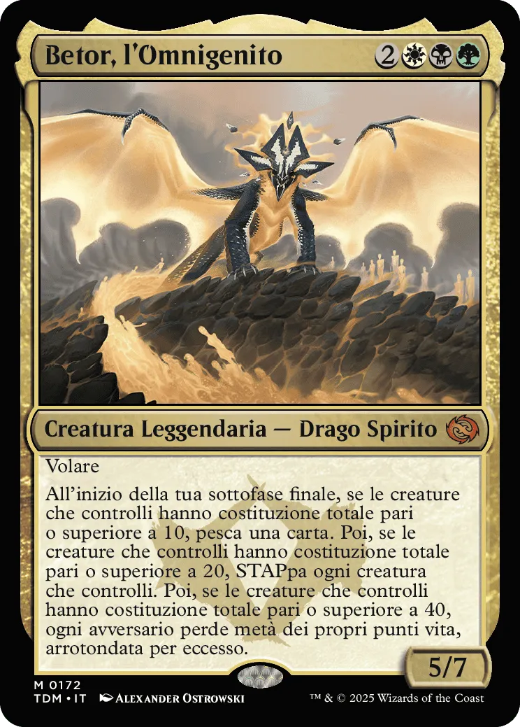 Betor, l'Omnigenito-M0172-FOIL