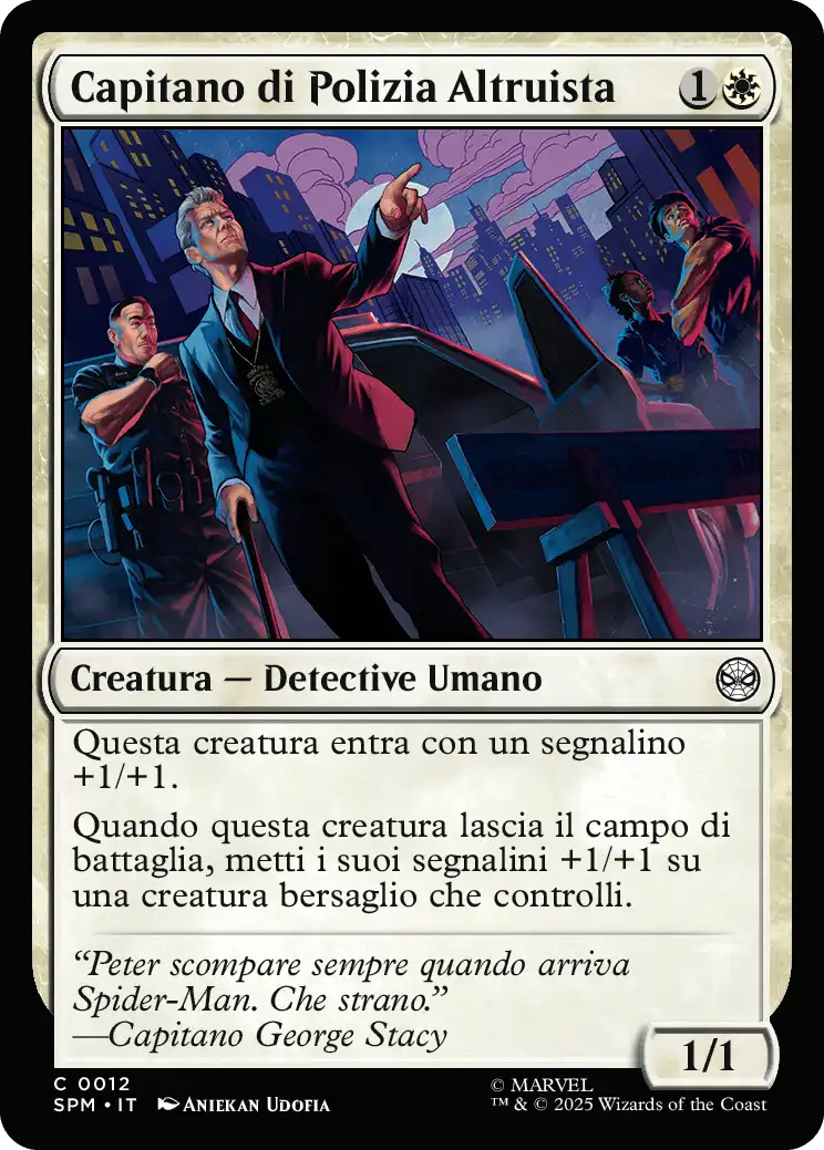 Capitano di Polizia Altruista 0012 C FOIL