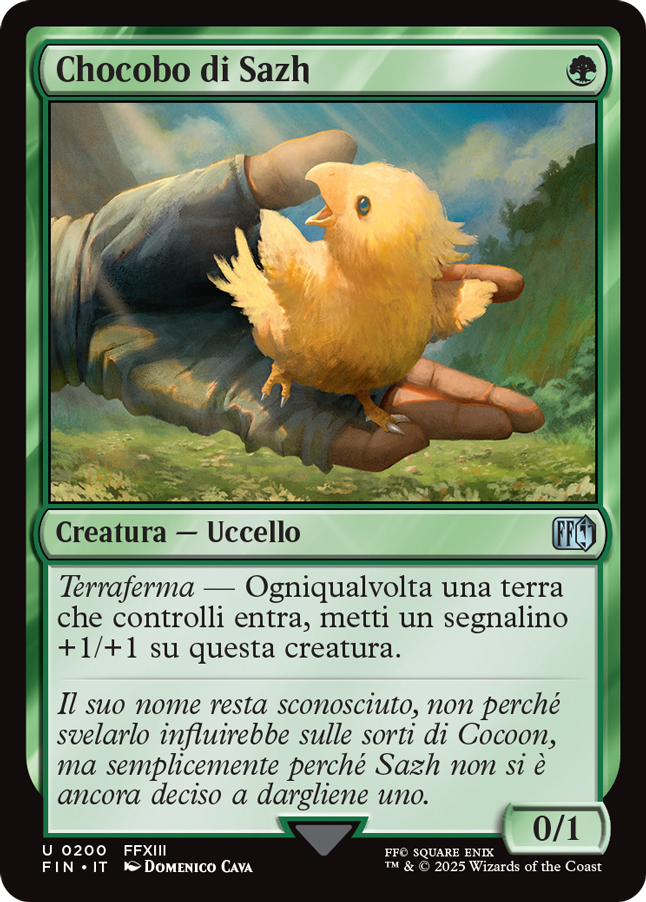 Chocobo di Sazh-U0200