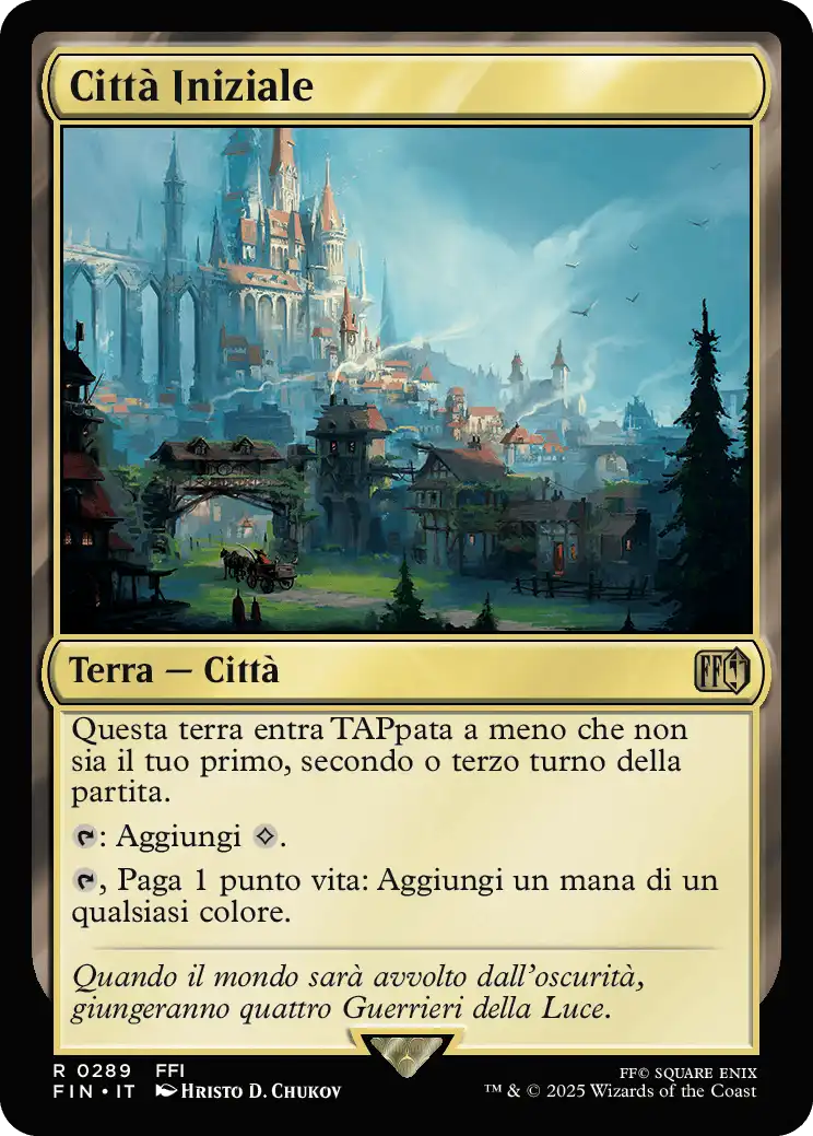 Città Iniziale-R0289-FOIL