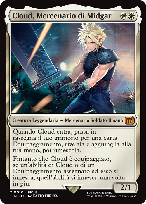 Cloud, Mercenario di MidgarM0010-FOIL