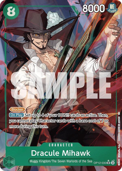 Dracule Mihawk (Alternate Art) - Legacy of the Master (OP12) 030