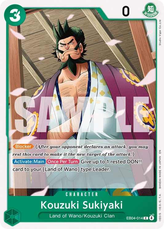 EB04-014 - OP14 - Kozuki Sukiyaki - Near Mint - OP14 - ENG - comune - Standard Matt