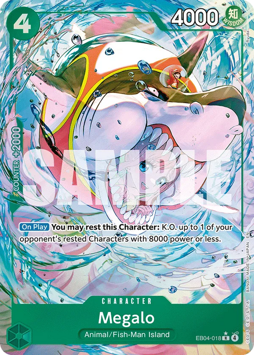 EB04-018 - OP14 - Megalo - Near Mint - OP14 - ENG - rara - Parallel Alt-Art