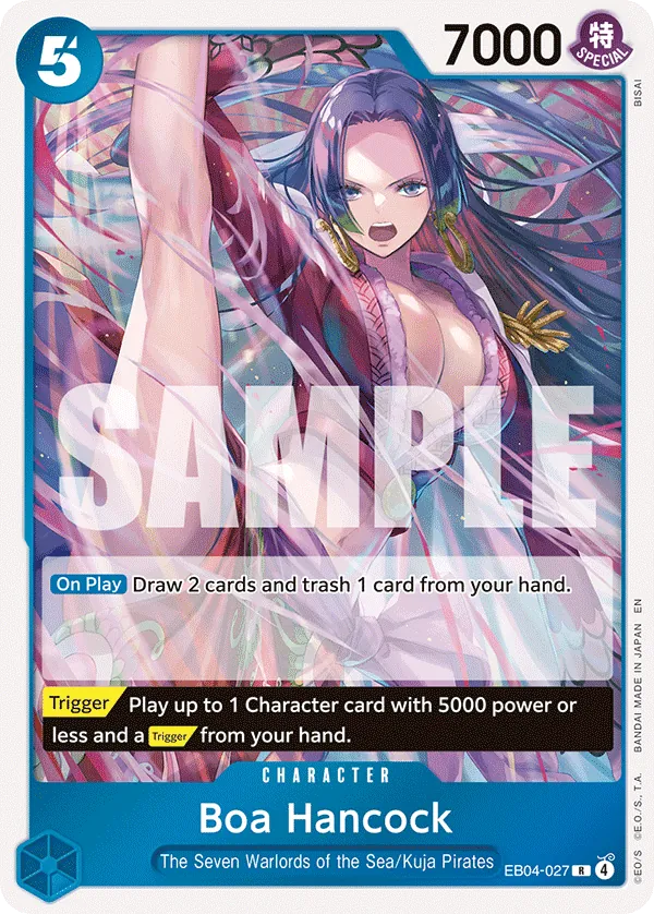 EB04-027 - OP14 - Boa Hancock - Near Mint - OP14 - ENG - rara - Standard Foil